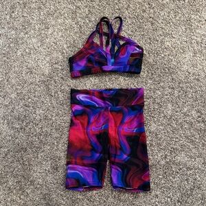 Colorful Kids Matching Activewear Set